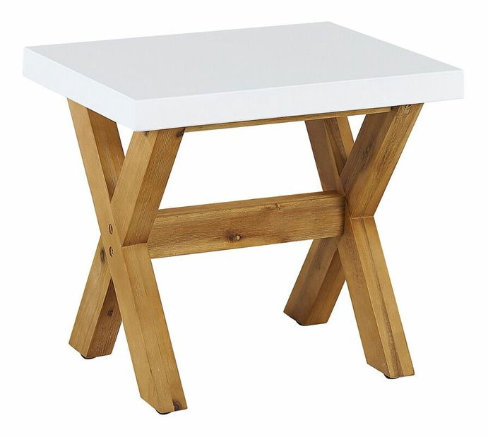 Vrtni set Olga (drvo + bijela)