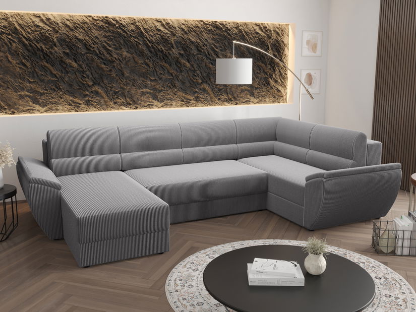 Colțar în formă de U Radiant Long (Gri) (D)