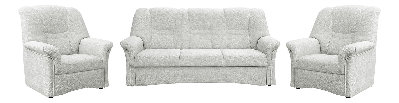 Set extensibil canapea fotolii 3+1+1 Aduna (gri)