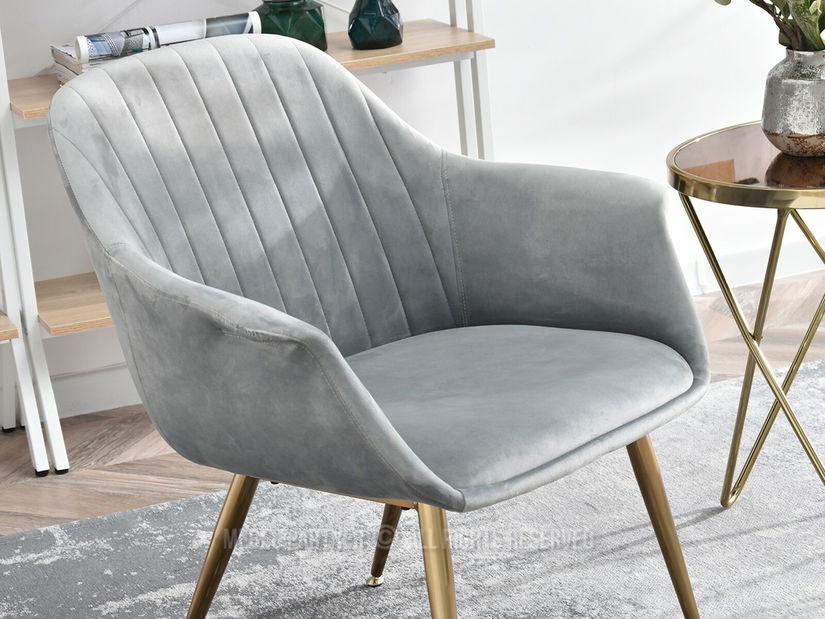 Kreslo Osmol F (sivá + čierna)