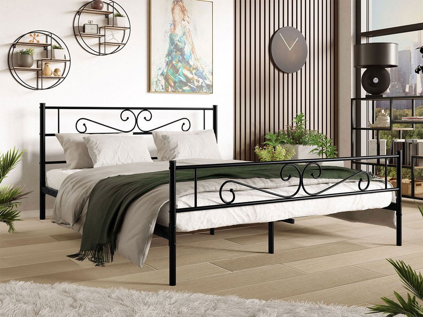 Pat metalic Mirjan Bellamy-601 (Negru)