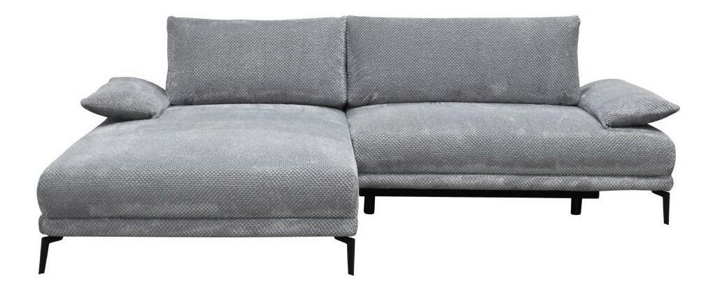 Rozkladacia rohová sedačka Eran (sivá) (s úložným priestorom) (L)