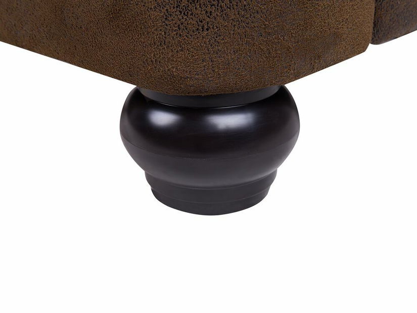 Bračni vodeni krevet 160 cm Chomper (smeđa) (s podnicom i madracem)