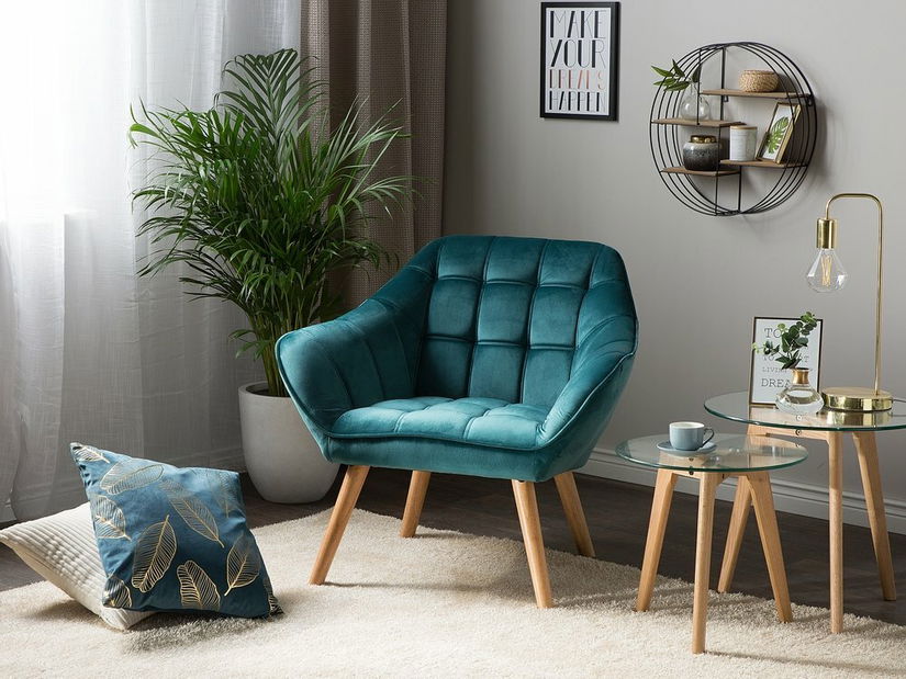 Fotel Kanagar (kékeszöld) *bazár