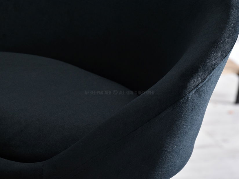 Stolička Hanzel (čierna + chrómová)