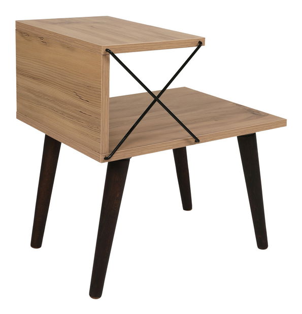 Nočný stolík Crossline (borovica)