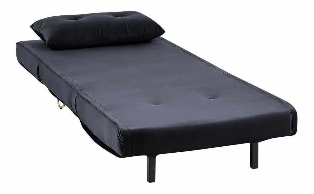 Széthúzható fotel Vignette (fekete) 