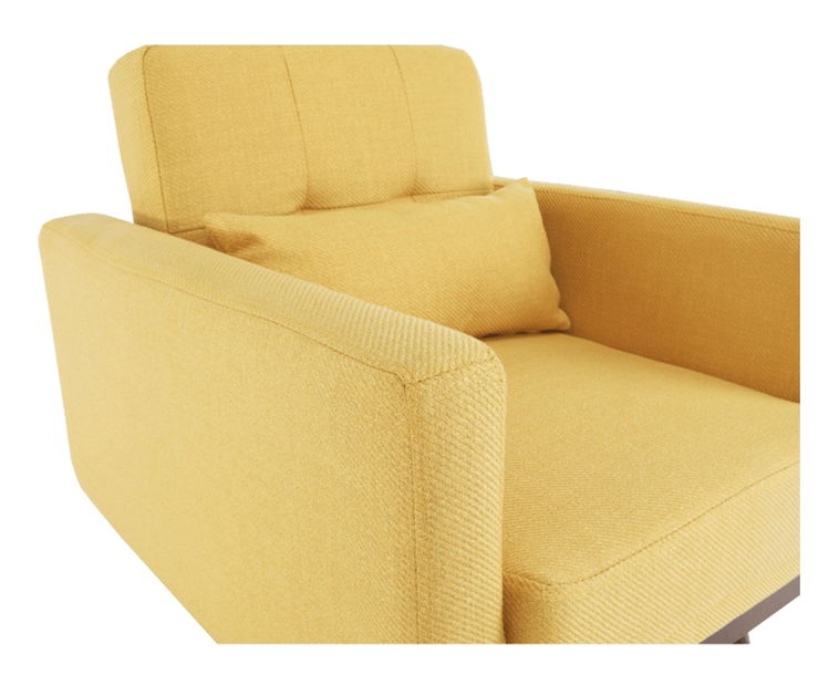 Rozkladacie kreslo Alestra (horčicová)