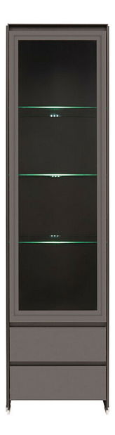 Vitrína BRW Fini REG1W2S/20/5 (s osvetlením)