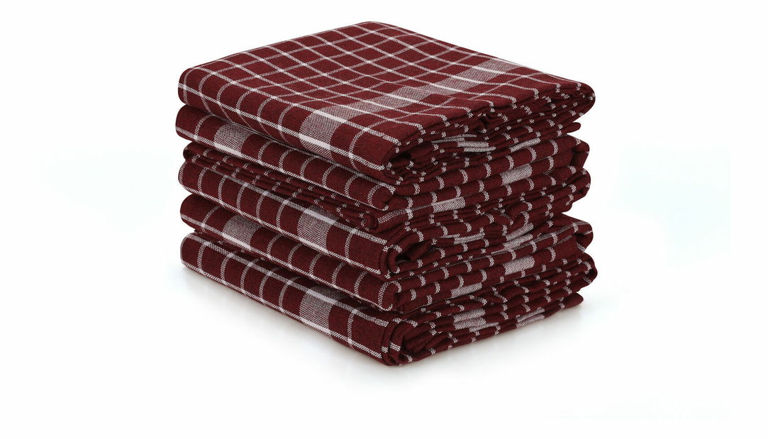 Sada utierok (10 ks.) Klarisa (bordová + biela) *výpredaj