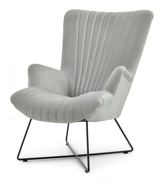 Fotoliu relax Nuttshell (gri + negru)