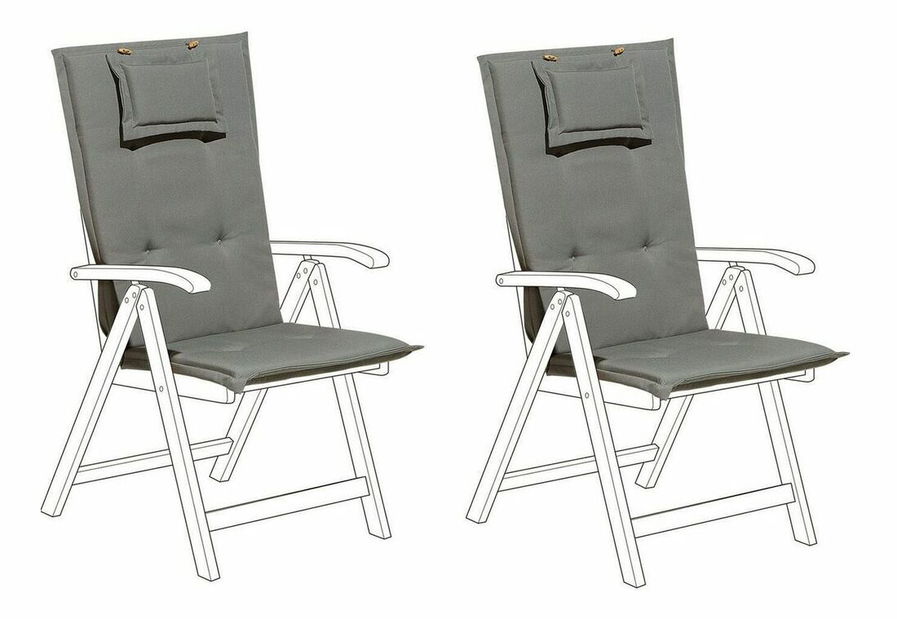 Set 2 jastuka Tosca (siva)