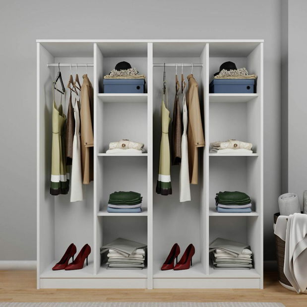 Dulap de haine Kentucky D (alb)