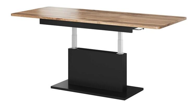 Dohányzóasztal Bruce (wotan tölgy + fekete)