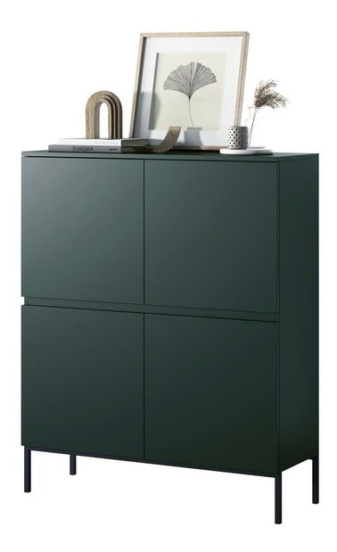 Skrinka Bennasi B1 (malachit + čierna)