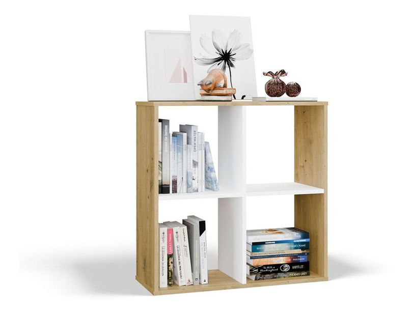 Raft Metros 2 (stejar artisan + alb)