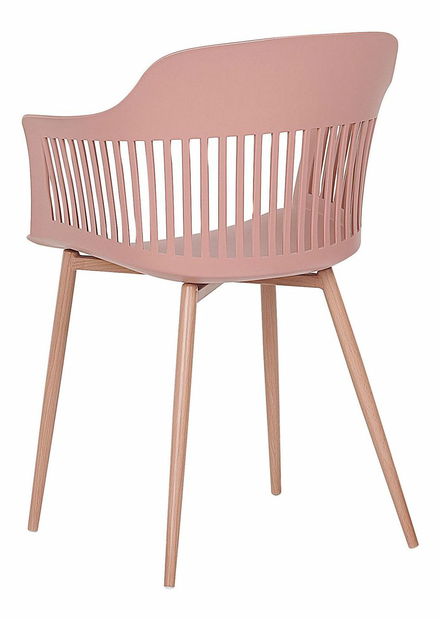 Set 2 buc. scaune de sufragerie BARCA (roz)