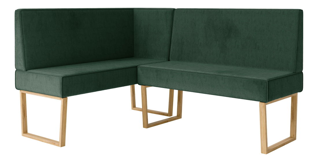 Sarokpad Malibu 140x200 (sötétzöld) (B)