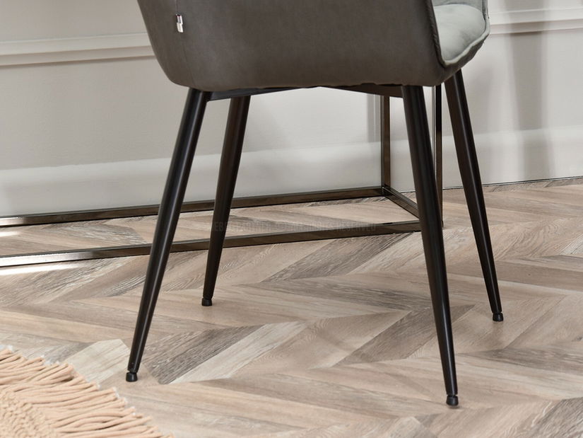 Scaun Maurizius (gri + negru)