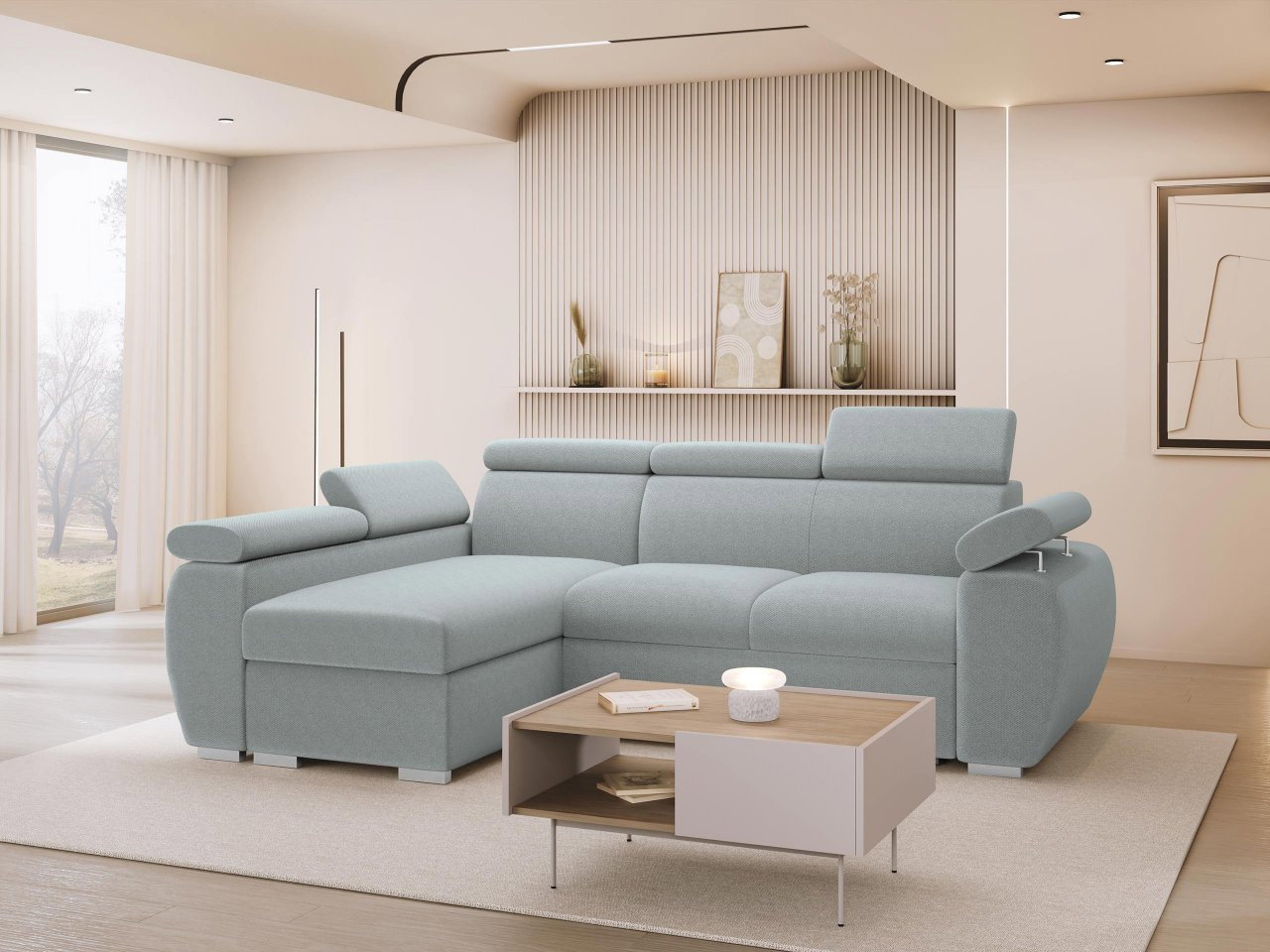 Rohová sedačka Coral (L) (Paros 05)