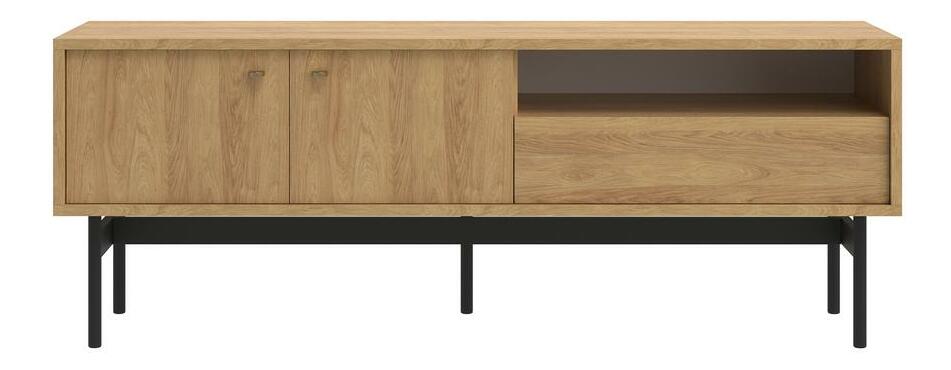 Dulap TV Oscar O4 (hikor natural + negru)