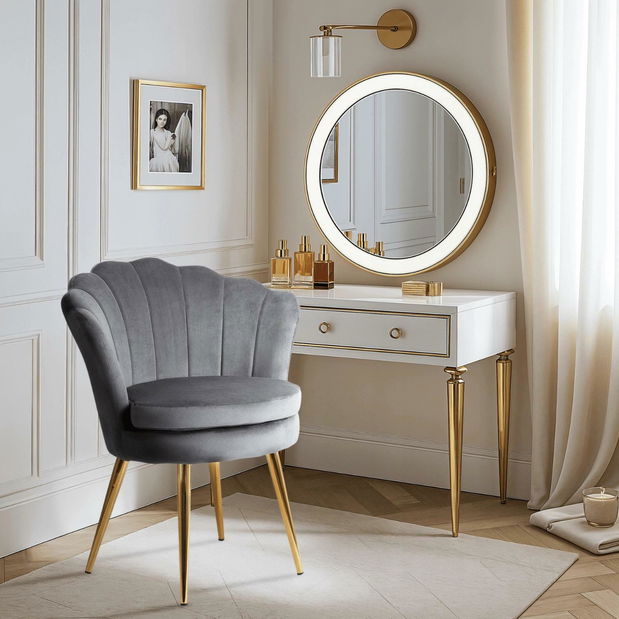 Fotoliu Vivieron (gri) 