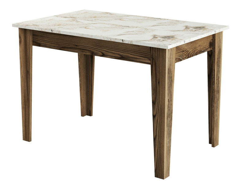 Blagovaonski stol (za 4 osobe) Kim (orah + bijela)