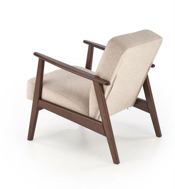 Fotel Milian 1 (bézs + dió)