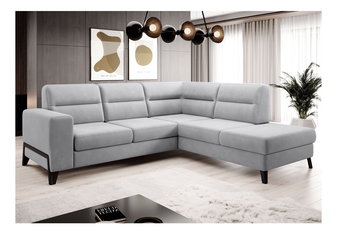 Kutna garnitura- Clarice (svijetlo siva) (D)