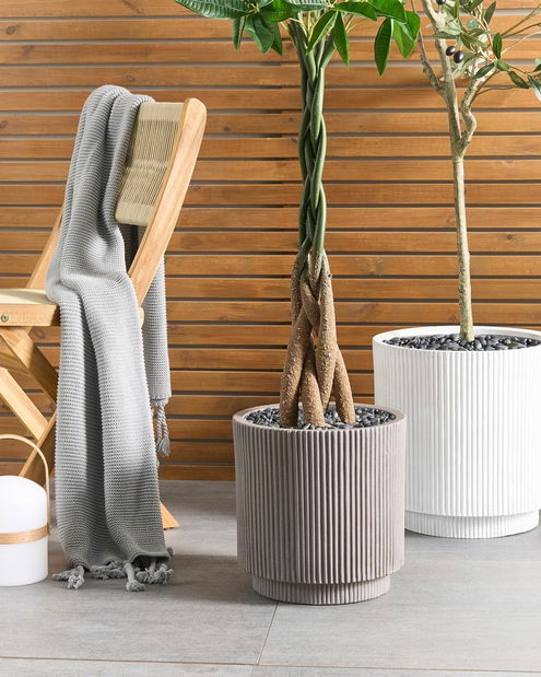 Kvetináč ⌀ 30 cm Dary (béžová)