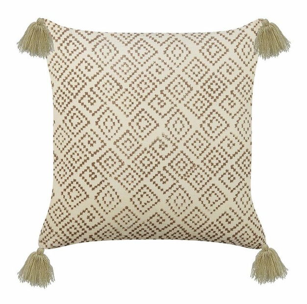 Ozdobný vankúš 45 x 45 cm Santo (béžová)