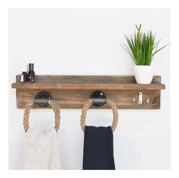 Panel s vješalicama Nenanu 10 (orah)