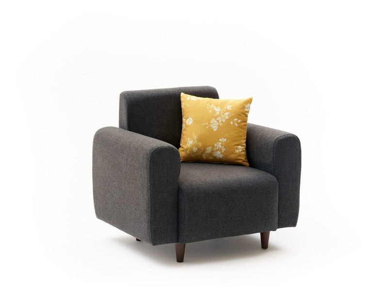 Kreslo Noyalepo L (antracit + orech)