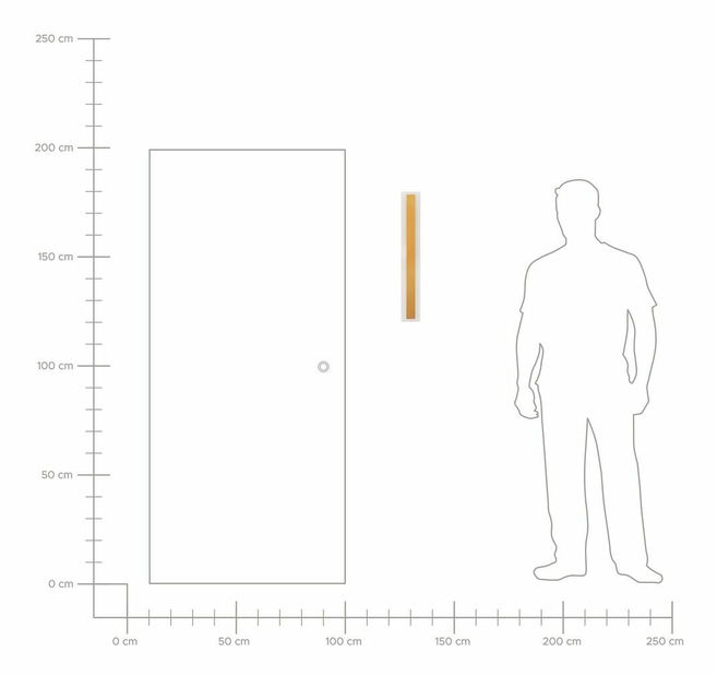 Fali kültéri lámpa 60 cm Rashad (arany) 