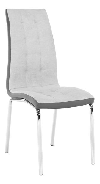 Jedálenská stolička Gernada new (svetlosivá + tmavosivá)