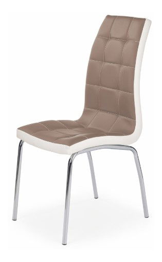 Scaun sufragerie K186 (cappuccino + alb)