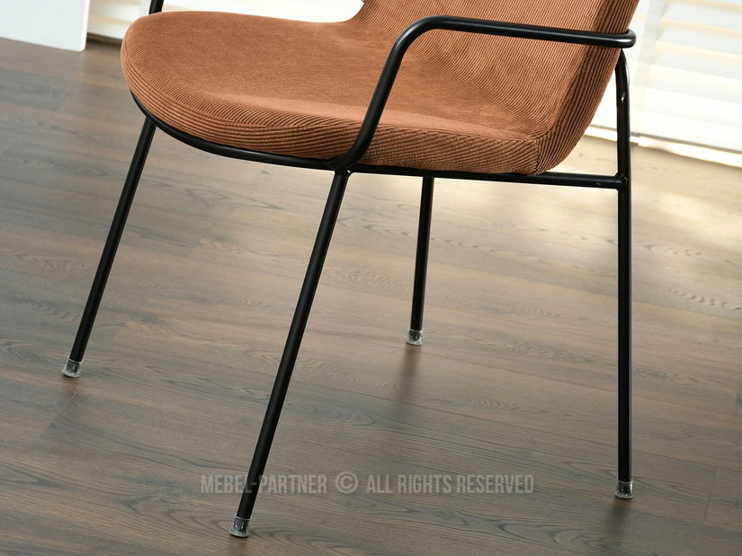 Stolička Ulrika (medená + čierna)