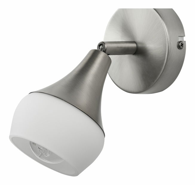 Nástenná lampa Antler I (strieborná)