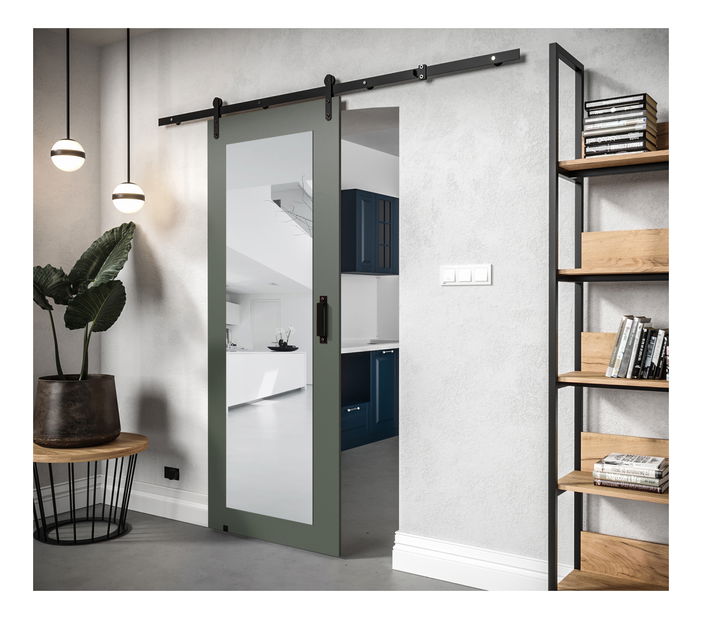 Klizna vrata 90 cm Lorriane II (tamno zelena)