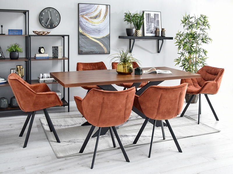 Stolička Nina (medená + čierna)