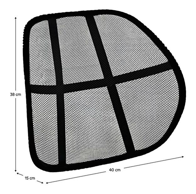 Ergonomická opierka chrbta Bekky (čierna)
