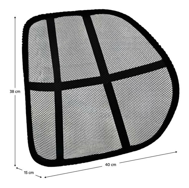 Ergonomikus háttámla Bekky (fekete)