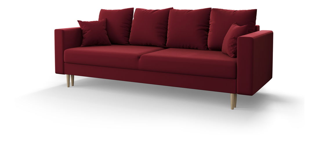 Canapea trei locuri Kinetic (Roșu)