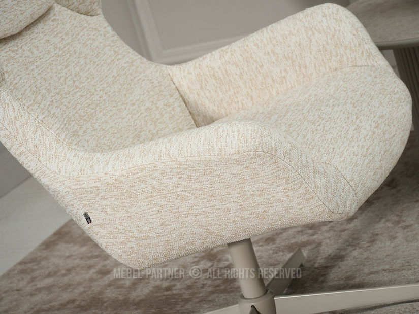 Kreslo Irma (krémová + béžová)
