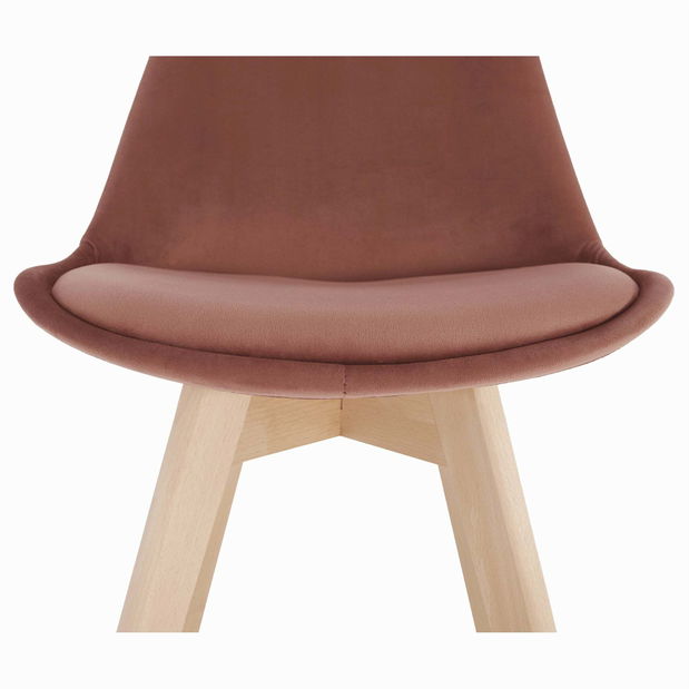 Étkezőszék Blanche (rózsaszín + bükk)