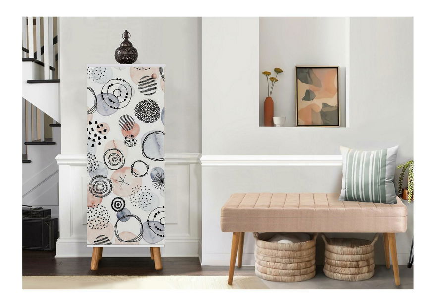 Mobilier hol Beside 42 (alb + piatră)