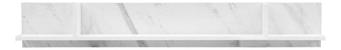 Raft Verona POL (Alb + marmură albă)