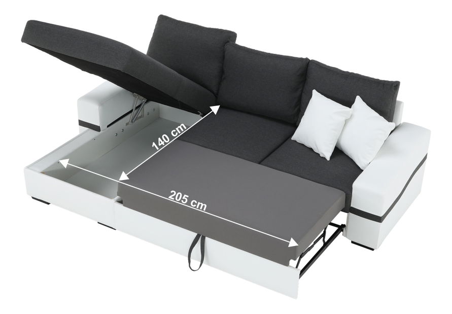 Rohová sedačka Orleton L+2R (L)