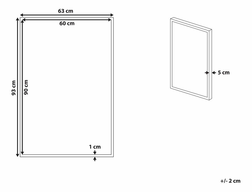 Obraz 63x93 cm TIZORO (zlatá)