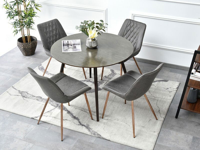 Szék Aron (szürke + réz)